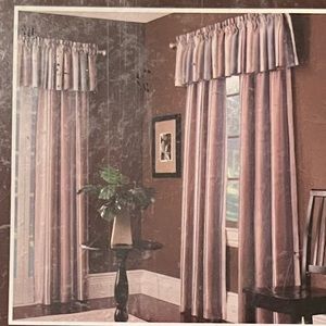 (1) new 40X84 rod panel striped Allen Roth